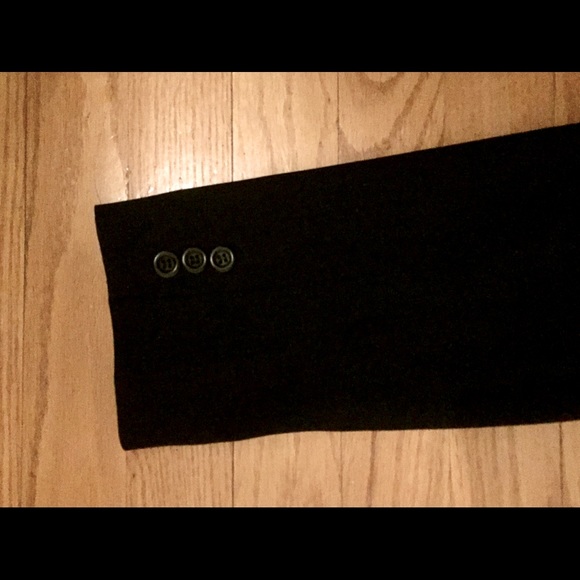 Liz Claiborne Collection Blazer l Black Zip Front - Picture 5 of 7